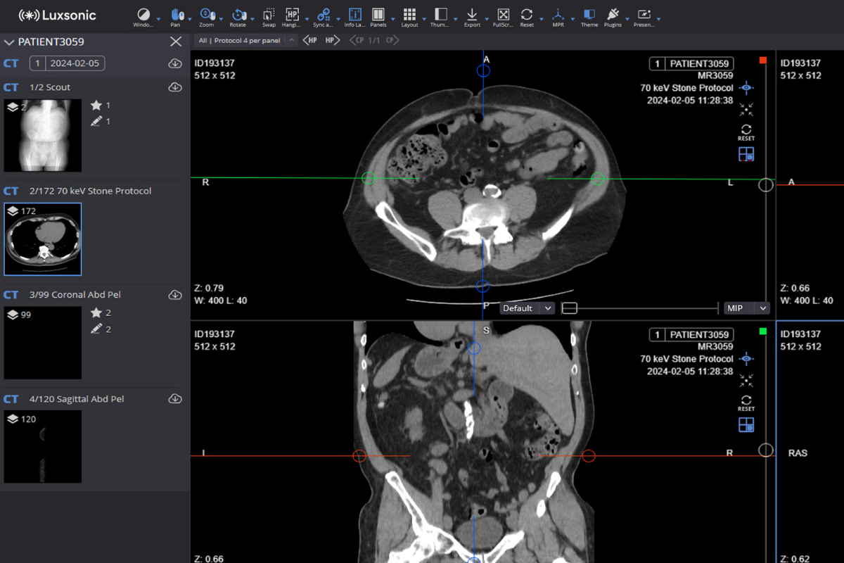 Luxsonic Workspace interface
